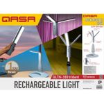 Qasa Rechargeable Led light Torch table lamp Lithium Battery 5.5W QLTN-300 trident - image 2