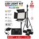 Miratec Rechargeable Led Light Kit Pro LED 600 + Batteries +Stand