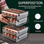 product_image_name-Generic-32 Slot Egg Storage Box Double-Layer Egg Box Drawer -5