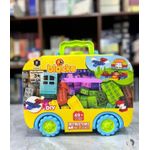 LARGE Building Lego Bricks Blocks Educational Toy for kids in a moving van