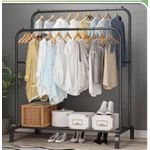 Generic Double Pole Heavy Duty Clothes Rack Metal Hanger - image 2