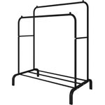 Generic Double Pole Heavy Duty Clothes Rack Metal Hanger - image 3