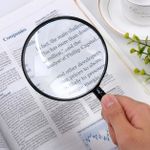 Generic 2 Pcs Handheld Magnifying Glass Set 75mm & 50mm Lens - For Reading & Precision Work - image 2