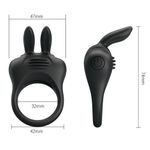 Pretty Love Davion Vibrating Rabbit Cock Ring - image 5