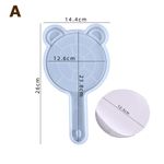 product_image_name-Fashion-Panda Mirror Silicone Mold – Handheld Resin Mirror Frame Mold-1