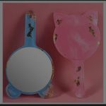 product_image_name-Fashion-Panda Mirror Silicone Mold – Handheld Resin Mirror Frame Mold-5