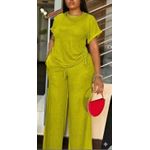 Beautiful lime 2 piece for classy ladies