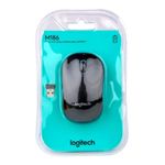 Logitech Logitech M186 Wireless Mouse, 2.4ghz With Usb Mini Receiver, 12-month Battery Life, 1000 Dpi