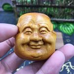 Generic Hand-carved desktop ornaments - joy, anger, sadness and happiness - image 2