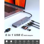 product_image_name-Totu-USB C Hub,TOTU 6-in-1 USB-C Docking Station Enabling 4K Visuals via HDMI USB 3.0/2.0 Ports, SD/TF Card Reader, Expansive Dual Monitor Capability While Integrating Lightning-Fast File Transfers-2