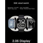 product_image_name-Generic-H26pro smartwatch features game step counting, Bluetooth calls, water resistance, sports monitoring, and intelligent reminders from hello plum-2