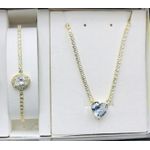 SET TENNIS ZIRCONIA NECKLACE AND BRACELET