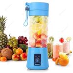 6 Blade Portable Rechargeable USB Fruit Blender