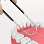 product_image_name-YAYYAY-Tongue Scrapers - Stainless Steel, Multi-Color Handles, for Reducing Bad Breath, Ideal for Adults and, Adult Oral Hygiene, Modern Aesthetic, Hypoallergenic Scrapers-5