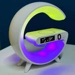 Generic G63 Speaker Atmosphere RGB Light, Wireless Charger and Clock - image 2
