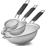 3 in 1 STAINLESS STEEL SIEVE WITH HANDLE