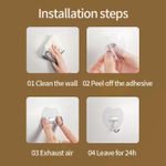 product_image_name-Generic-Strong Adhesive Kitchen Bathroom Heart Shape Wall Hangers Hooks-5