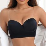 product_image_name-Fashion-Black Transparent Strap Backless Bra-1