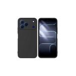 Tecno Spark 50 Classic Minimalist Slim Protective Matte Black Silicone Back Case