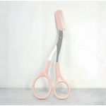 product_image_name-Generic-2-in-1 Eyebrow Scissors with Comb - Precision Grooming Shears for Shaping & Trimming Eyebrows, 12.5cm-3