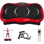 product_image_name-Generic-Ultrathin Vibration Platform Massager - Blood Circulation, Body Massage, Fat Burner, Calories Burner, Cardiovascular With Two Resistance Band And Remote Control-1