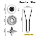 Generic Blender Replacement Accessory Set 5 Pack – Seal Ring, 6-Blade, Sensor, Fixing Disc & Puller – Fits Silver Crest & Other Blender 1/2/3L - image 5