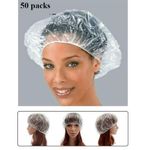 Generic 50 Packs Disposable Shower Caps For Hotel, Spa,Bath, Kitchen