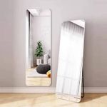 Full body mirror on stand
