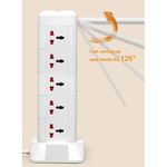 Generic 2500W Power Extension Strip, Wireless Charging on top, with Type C, 2 USB and Desk lamp included - image 2