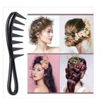 product_image_name-Generic-Wide Tooth Curly Hair Styling Comb ( Men & Women)-3