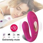 Dildo Wireless Remote U-Shape Vibrator Stimulator - image 2