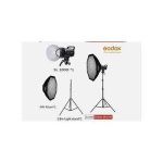 Godox Godo x 5600K 100W LED Video Light+95cm Grid Softbox+2.8m Light Stand Tripod UK