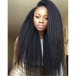 Natural Soft Kinky Straight Wig 130%Density