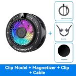 Generic Adjustable speed Magnetic Semiconductor Phone Cooler (K38) with free gift - image 4