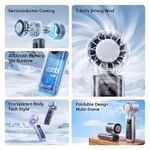 Oraimo Rechargeable Foldable Handheld Turbo Fan with Built-in Ice-Cooling Chip - image 5