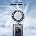 Oraimo Rechargeable Foldable Handheld Turbo Fan with Built-in Ice-Cooling Chip - image 6