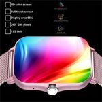 KIROTECH Smart Watch 2.01'' HD Display Bluetooth Call Waterproof Fitness Tracker-pink - image 3