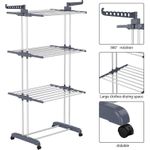 Generic 4 Layers Baby Foldable Clothes Indoor/Outdoor Drying Rack Hanger