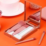 General COSHINE 5pcs Mini Travel Makeup Brush Set Portable Kit with Mirror - image 2