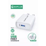 SHPLUS 45W USB Fast Charger with Micro Cable (Model: SH-A707)