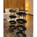 Four-Tier Metal Rolling Utility Cart