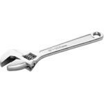 product_image_name-Generic-6 Inch Silver Adjustable Wrench, 20mm Wide Jaw Opening, Carbon Steel Heavy Duty Shifting Spanner-8