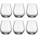 Generic Multi _ useOval Shape juice/ water/ smoothie/ Multipurpose glass cup 6 pcs