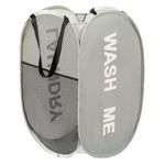 product_image_name-Generic-2PCS FOLDABLE LAUNDRY BASKET DIRTY CLOTHES STORAGE BASKET-3