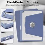 Generic Ipad 10.2 7th 8th 9th generation 360 rotation case with pen space - image 3