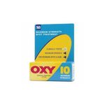 Oxy 10 Benzoyl Peroxide Lotion, a maximum-strength acne spot treatment.      