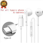 Generic Type-C Earpiece With Volume Control & Microphone – Wired Earphones for Calls & Music - image 2