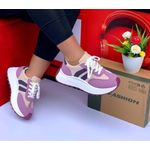 Fashion white and black casual sneakers - image 2