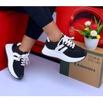 Fashion white and black casual sneakers - image 3