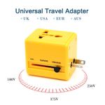 Generic Worldwide Universal Travel Socket Adapter,Dual USB Wall Charger + 3-in-1 Data Cable，Power Socket,Socket Converter - image 4